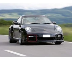 Naujas originalus PORSCHE 911 997 2-os kartos 09-12 priekinis bamperis apatinis dešinysis įleidimo groteles