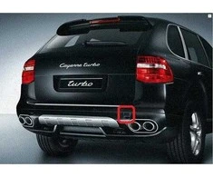 Naujas originalus PORSCHE Cayenne Turbo dešinės pusės galinis kablys dangtelis 95550545001G2X OEM