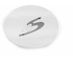 Naujas originalus Porsche įdubtas sidabrinis centrinis dangtelis su 4S insignija 9933613030361M