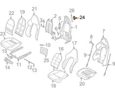 Naujas originalus Porsche kabliukas 99652137300A03 / 996-521-373-00-A03 OEM