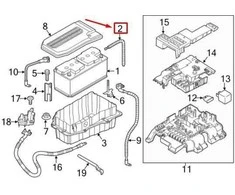 Naujas originalus Porsche kvėpavimo vamzdis 95561131100 / 955-611-311-00 OEM