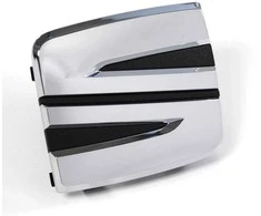 NAUJAS ORIGINALUS SEAT LEON 2013-2016 PRIEKINIO BAMPERIO GROTELIŲ ŽENKLIUKAS CHROMUOTAS 5F0853679A2ZZ