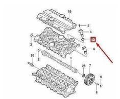 Naujas originalus variklio kintamosios laikymo solenoido sandariklis įsiurbimui 30612805 Volvo