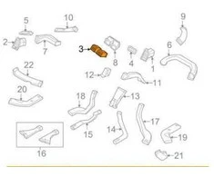 NAUJAS VOLVO XC60 PRIEKINIS PANELES ORO VENTILISATORIUS 30755643 ORIGINALUS