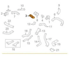 NAUJAS VOLVO XC60 PRIEKINIS PANELES ORO VENTILISATORIUS 30755643 ORIGINALUS