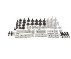 Nauji originalūs BMW 5 serijos E60 E61 priekinio buferio tvirtinimo dalių rinkinys 2411732 OEM