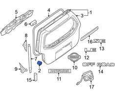 Nissan Bumperio Guminis 200SX Armada Pathfinder Originalus 65823M7000