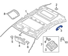 Nissan Priekinis Interjero Laipio Rankena 2013 2018 Altima 2018 2019 Kicks Originalus 739403SR0A