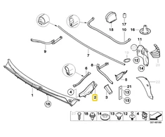Bmw E46 3 Dengia Dešinę Originalus 51718208480
