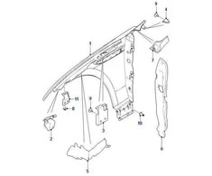 OEM JAGUAR F-PACE PRIEKINE KAIRĖS PUSĖS KAPOTAS T4A15477 ORIGINALUS