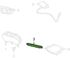 OEM JAGUAR XF X250 GALIOS MYGTUKAS C2Z31425 ORIGINALUS