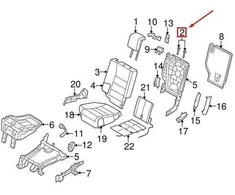 OEM LAND ROVER DISCOVERY 4 L319 GALINIS GALVOS ATRAMAS VADOVAS HJQ500180PVJ ORIGINALUS