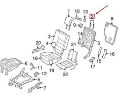 OEM LAND ROVER DISCOVERY 4 L319 GALINIS GALVOS ATRAMAS VADOVAS HJQ500180PVJ ORIGINALUS