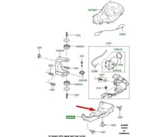 OEM LAND ROVER DISCOVERY IV L319 ORA KOMPRESORIAUS DANGTELIS RVC500010 ORIGINALUS