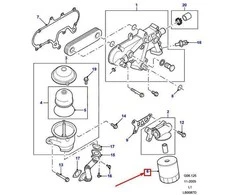 OEM LAND ROVER DISCOVERY L318 ALIEJUS FILTRAS LPX100590 ORIGINALUS