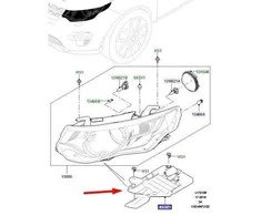 OEM LAND ROVER DISCOVERY SPORT L550 DEŠINĖS ŽIBINTO MONTAVIMO PLOKŠTĖ LR066964 ORIGINALI