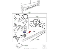 OEM LAND ROVER RANGE ROVER L322 KAIRĖS PUSĖS ŽINGSNIŲ VARIKLIS LR004807 ORIGINALUS
