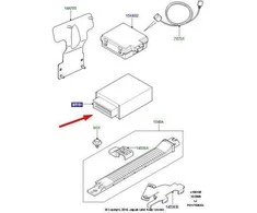 OEM LAND ROVER RANGE ROVER L322 PADANGŲ SLĖGIO KONTROLĖS MODULIS NNW502305 ORIGINALUS