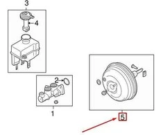 OEM LAND ROVER RANGE ROVER SPORT L320 STABDŽIŲ SERVAS BOOSTERIS SJJ500080 ORIGINALUS
