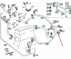 OEM MERCEDES-BENZ C W203 HVAC ŠILDYMO ŽARNAS A203830039664 ORIGINALUS