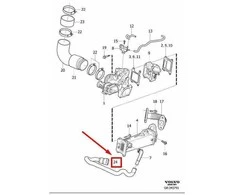 OEM VOLVO C30 EGR-ŠILUMOKAIO ĮSIURBIMO RADIATORIAUS ŽARNOS 8692679 NAUJA