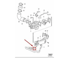 OEM VOLVO C30 EGR-ŠILUMOKAIO ĮSIURBIMO RADIATORIAUS ŽARNOS 8692679 NAUJA