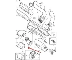 OEM VOLVO S40 MK2 ORA ĮSIURBIMO ŽARNOS APATINĖ 30677340 ORIGINALI