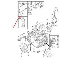 OEM VOLVO S40 MK2 PAVARŲ DĖŽĖS ALIEJUS 4L 31256775 ORIGINALUS