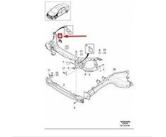 OEM VOLVO S60 MK2 PRIEKINIS SKYDAS 31276345 ORIGINALUS