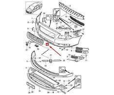 OEM VOLVO S80 MK2 PRIEKINIS RADIATORIAUS GROTELĖ 30796024 ORIGINALI