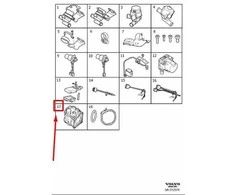 OEM VOLVO V70 MK3 VENTILIATORIAUS MOTORAS 31366053 NAUJAS