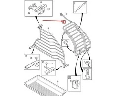 OEM VOLVO V90 BAGAŽO KAIRĖS PUSĖS DURYS 31439135 NAUJAS