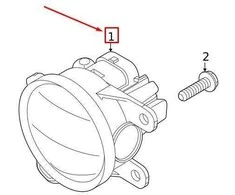 OEM VOLVO XC40 PRIEKINIŲ KAIRĖS RŪKO ŠVIESOS 32228883 ORIGINALI