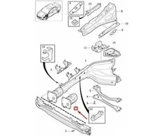 OEM VOLVO XC60 MK1 PRIEKINIŲ KAIRĖS RAILĖS 31353135 ORIGINALI