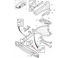 OEM VOLVO XC60 MK1 PRIEKINIŲ KAIRĖS RAILĖS 31353135 ORIGINALI