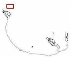 OEM VOLVO XC70 MK2 Priekinis Dešinysis Žibintų Plovimo Purkštukas 30663580 ORIGINALUS