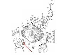 OEM VOLVO XC70 P24 AUTOMATINĖS PAVARŲ DĖŽĖS ALIEJAUS PUMPŲ ANTSPAUDAS 30713726 ORIGINALUS