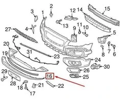 OEM VOLVO XC70 P24 PRIEKINIO BAMPERO APSAUGOS PLOKŠTĖ 31353571 ORIGINALI
