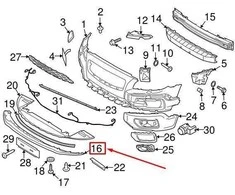 OEM VOLVO XC70 P24 PRIEKINIO BAMPERO APSAUGOS PLOKŠTĖ 31353571 ORIGINALI