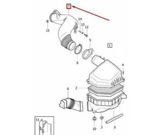 OEM VOLVO XC70 P24 VARIKLIO ORAĮ ĮSIURBIMO ŽARNĄ 31338460 ORIGINALI