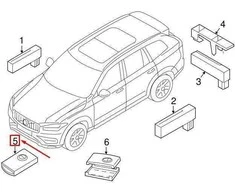 OEM VOLVO XC90 MK2 BEZRAKĖ ĮEITI TRANSMITERIS 31652610 ORIGINALUS