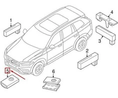 OEM VOLVO XC90 MK2 BEZRAKĖ ĮEITI TRANSMITERIS 31652610 ORIGINALUS