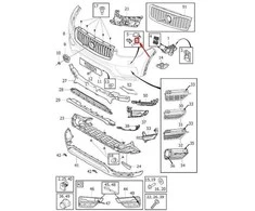 OEM VOLVO XC90 MK2 KAIRINIMO ŽARNOS KABLIUKAS 31353367 ORIGINALUS