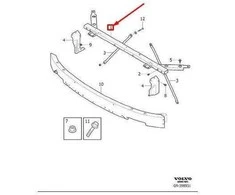 OEM VOLVO XC90 MK2 PRIEKINIŲ KRYŽMINIŲ NARIŲ 31425937 ORIGINALUS