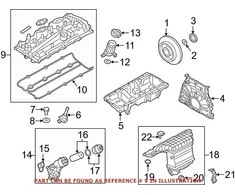 Originali OEM variklio vožtuvų dangtelis BMW 11128064479