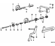 Originalus BMW 114 E12 E21 E24 E3 E9 NK 1500 1600 1800 guolis 35414640194
