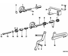 Originalus BMW 114 E12 E21 E24 E3 E9 NK 1500 1600 1800 guolis 35414640194