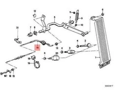 Originalus BMW akseleratoriaus Bowden kabelis E30 318is kupė 35411158982