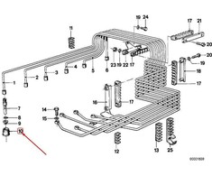 Originalus BMW E12 E21 E28 E30 318i 320i 323i 518i 520i kupė šarnyras 13531269477