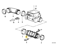 Originalus BMW E23 E24 E28 525i 528i 628CSi 728i 728iS guminis batas 13541276704